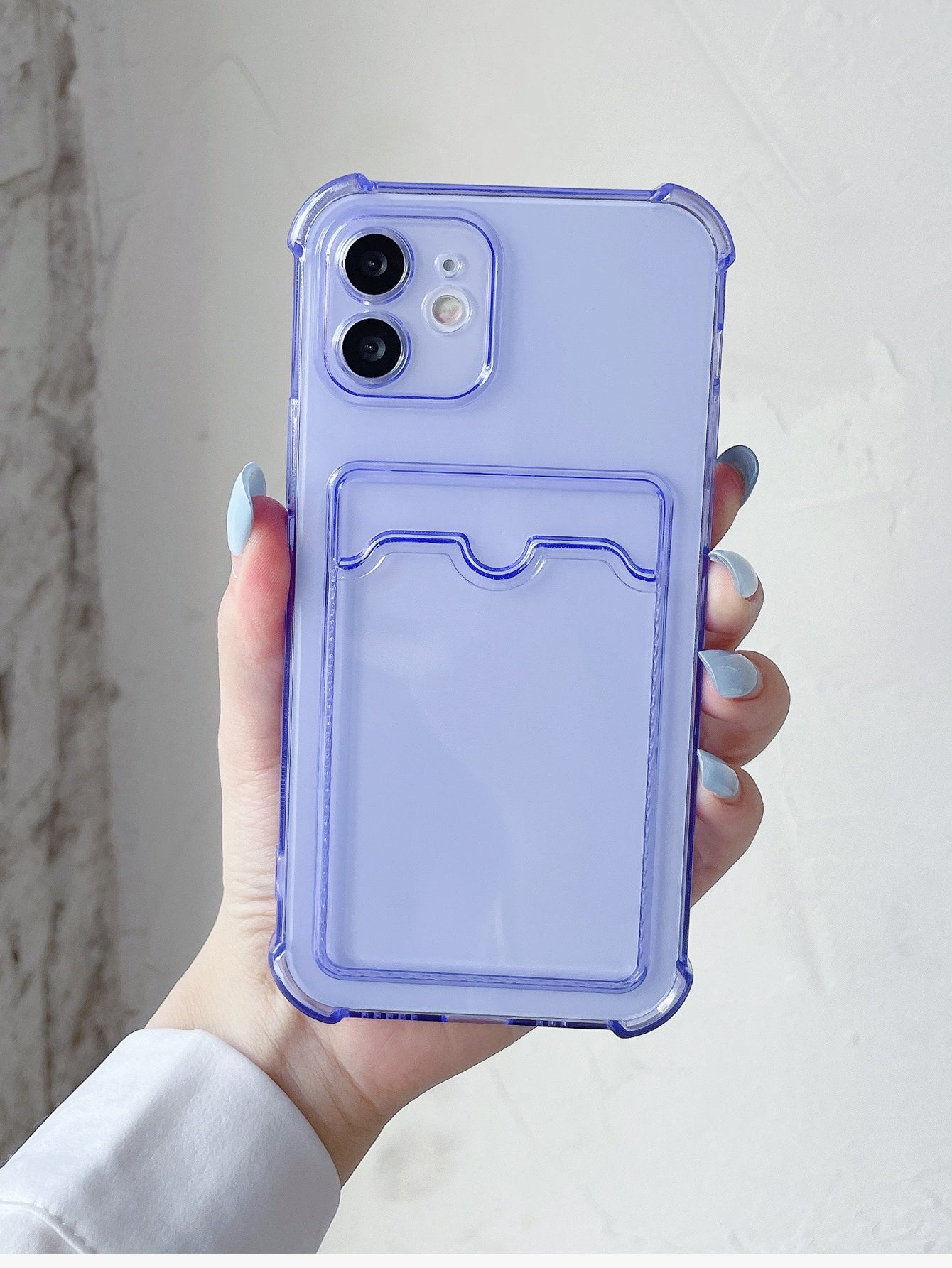 Clear Phone Case With Card Slot Compatible With IPhone 11,IPhone 13,IPhone 14 Pro Max
