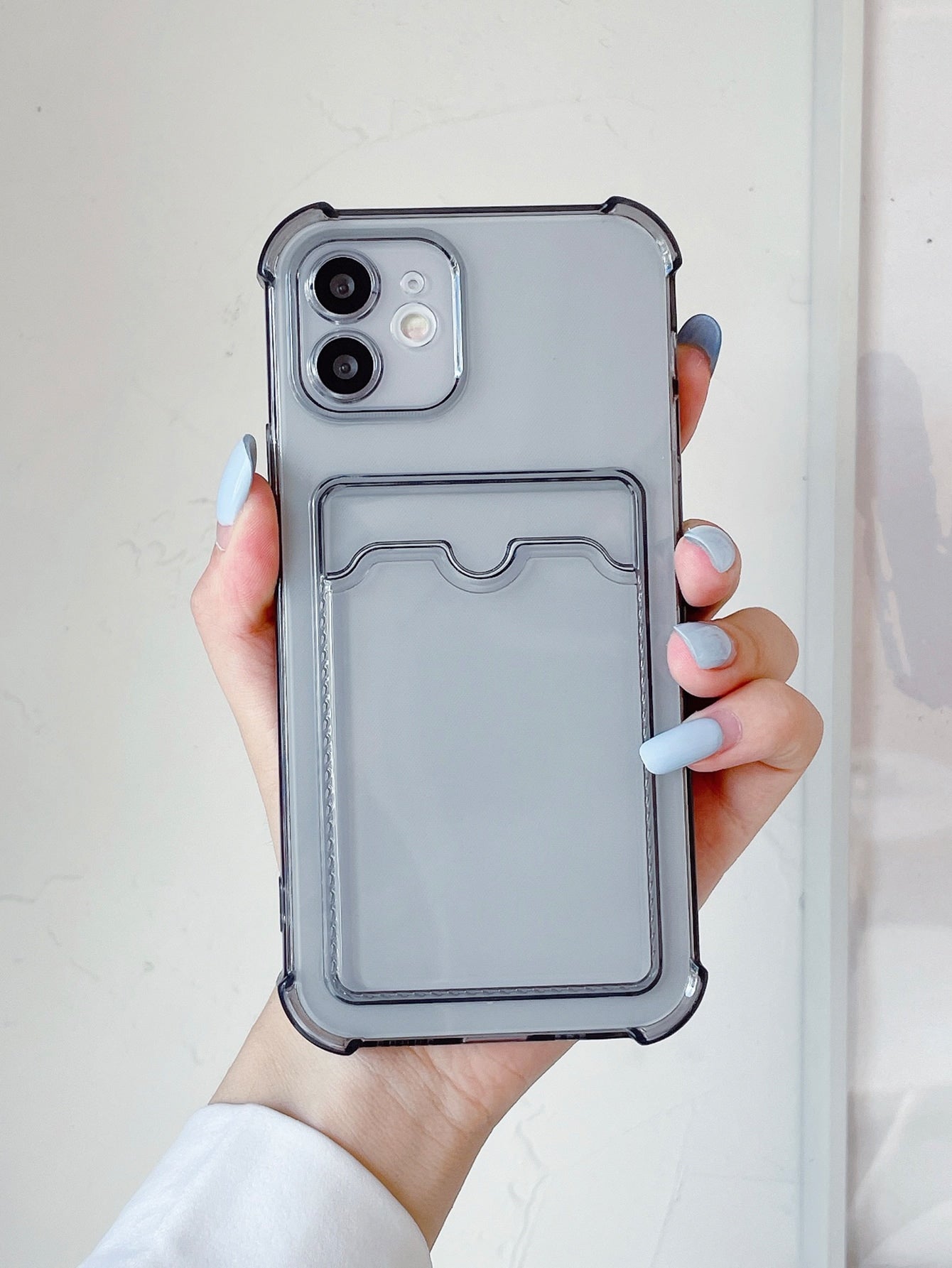 Clear Phone Case With Card Slot Compatible With IPhone 11,IPhone 13,IPhone 14 Pro Max