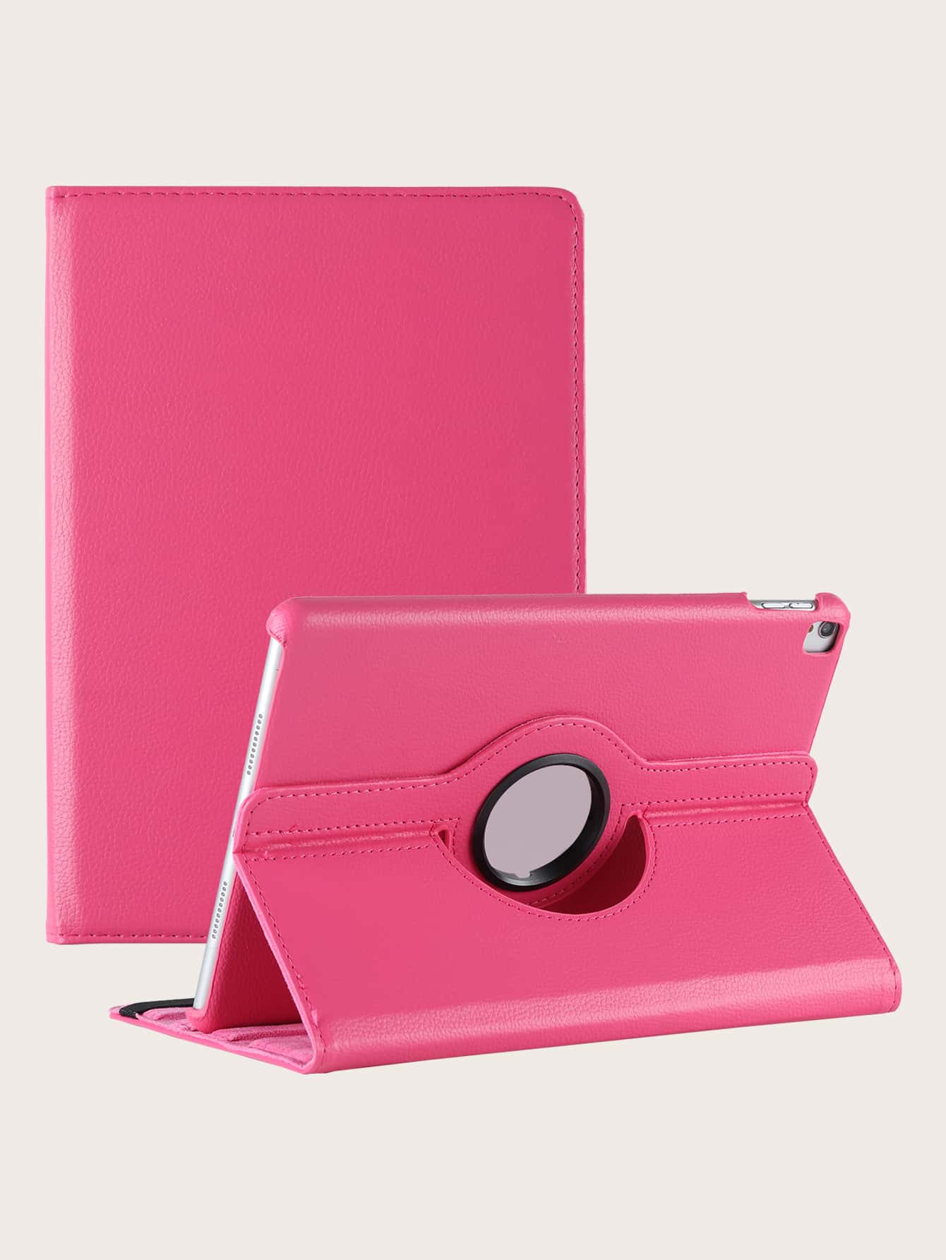 A Solid Color 360 Degree Rotatable Tablet Protective Cover With Various Stand Modes Compatible With IPad Models, Suitable For IPad Mini 1/2/3/4/5/6/9.7/10.2/10.5/Air 4/Air 5/10th/10.9/Pro 11-Inch/Air11(M2)/Pro11(M4)/2024 Models With Different Ports (Pleas