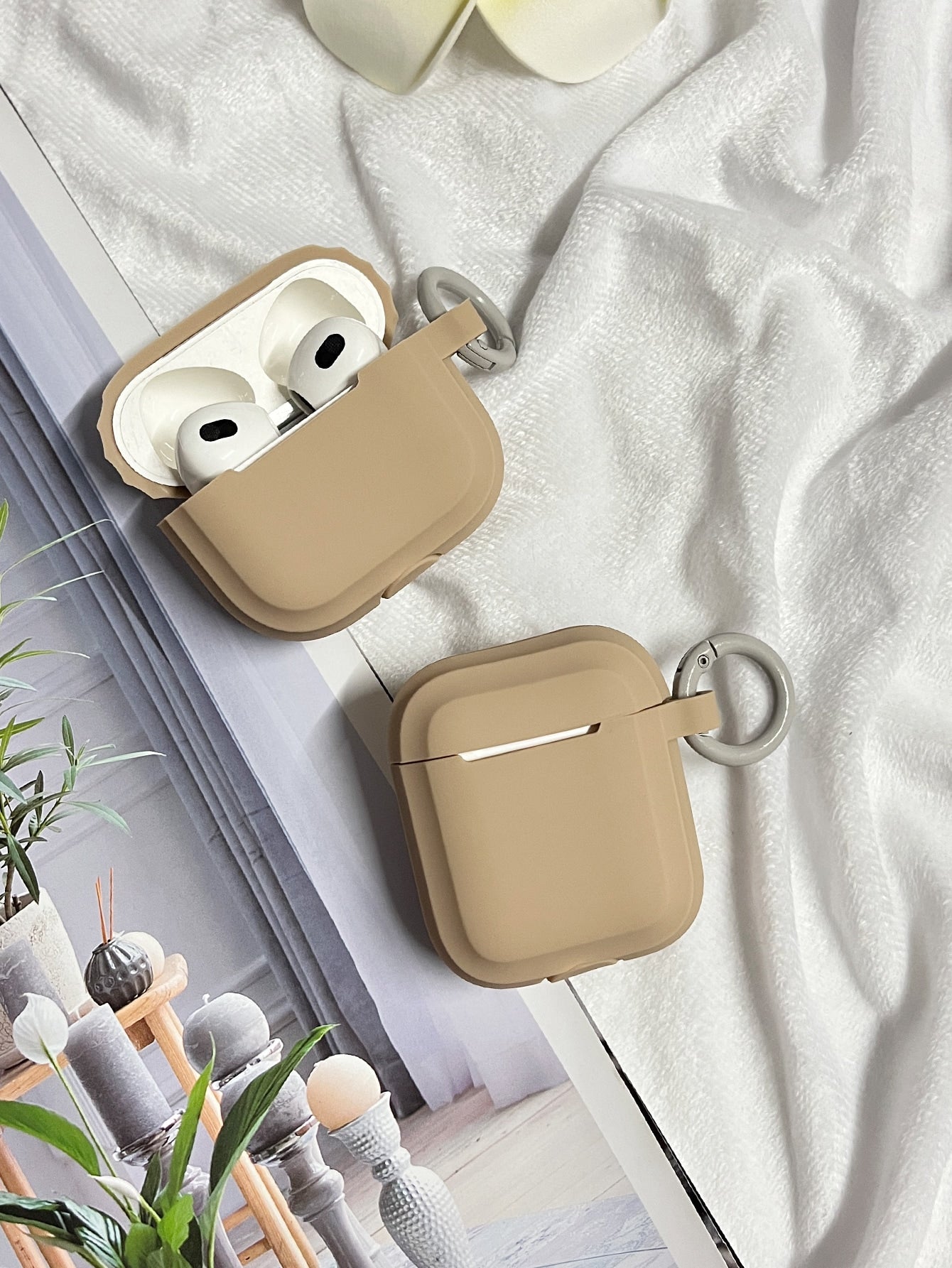 Anti-fall Solid Color Case Compatible With AirPods