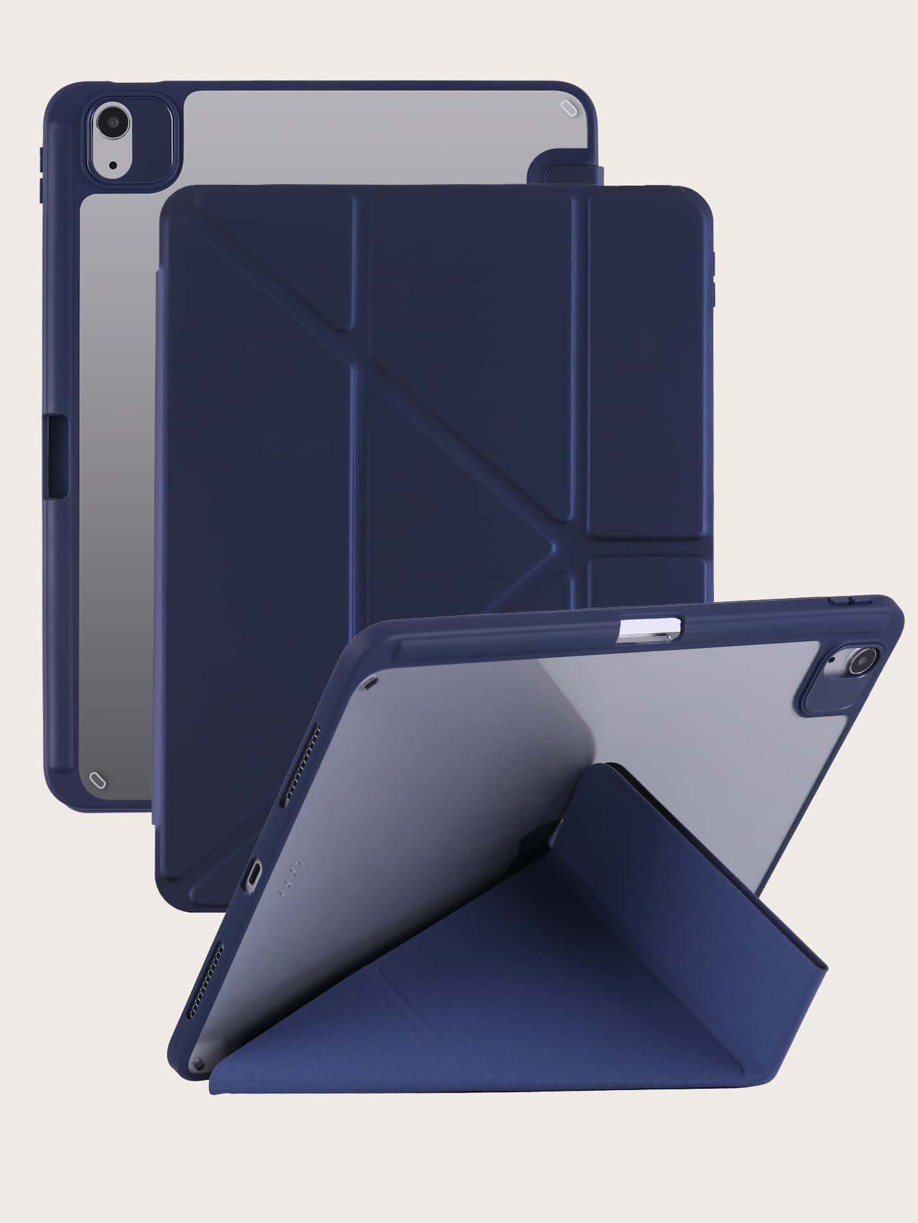 Acrylic Y Stand With Pen Slot Tablet Protective Case, Compatible With IPad Mini 6/9.7/10.2/10.5/Air 4/Air 5/10th/10.9/Pro 11-Inch/Air 11 (M2)/Air 13 (M2)/Pro 11 (M4)/Pro 13 (M4) 2024 12.9-Inch