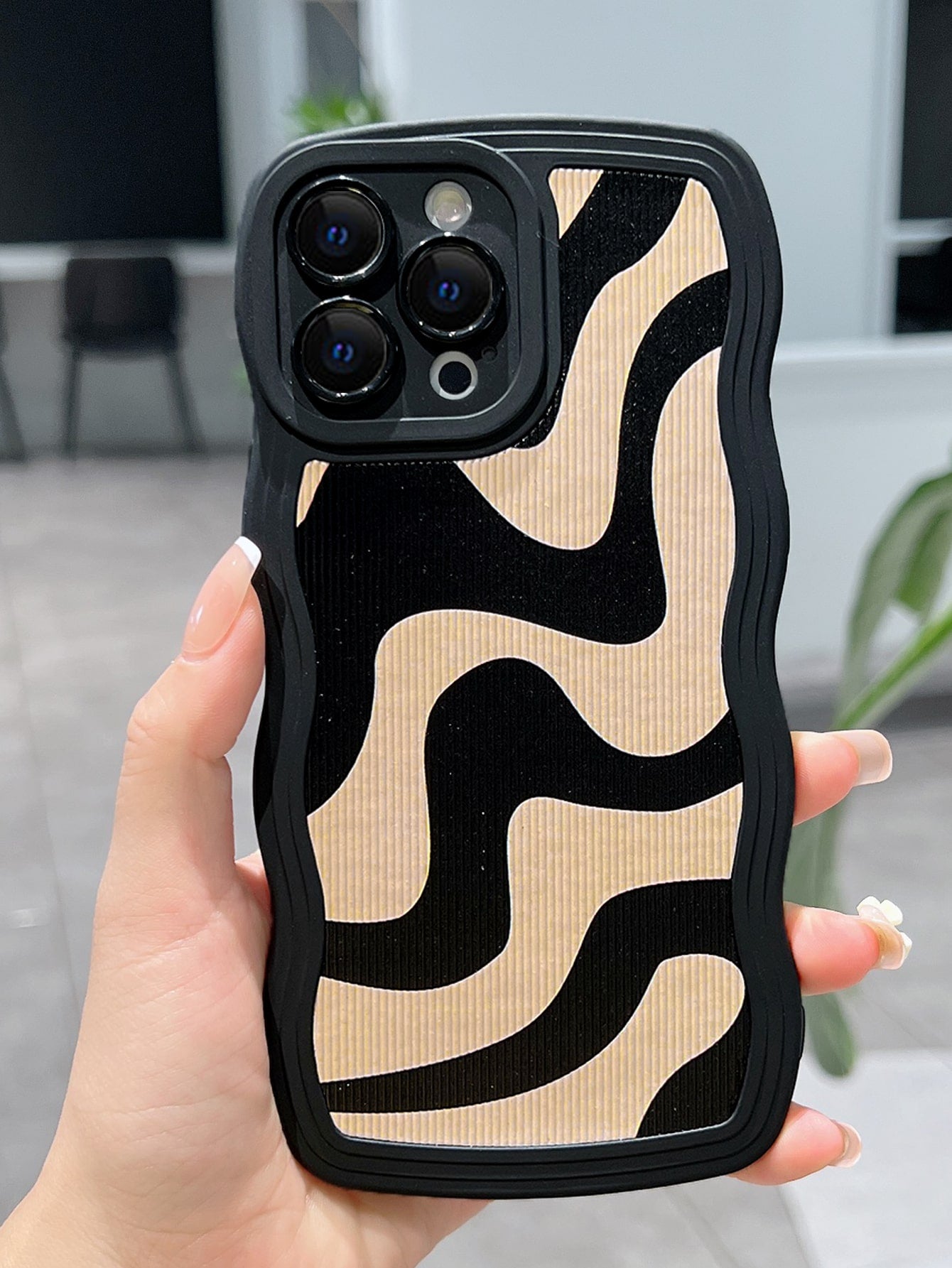 Creative Protective Phone Case Mobile Phone With Case Zebra Stripe Gift For Birthday/Valentines/Easter/Boy/Girlfriends Compatible With iPhone15/15Plus/15Pro/15Promax