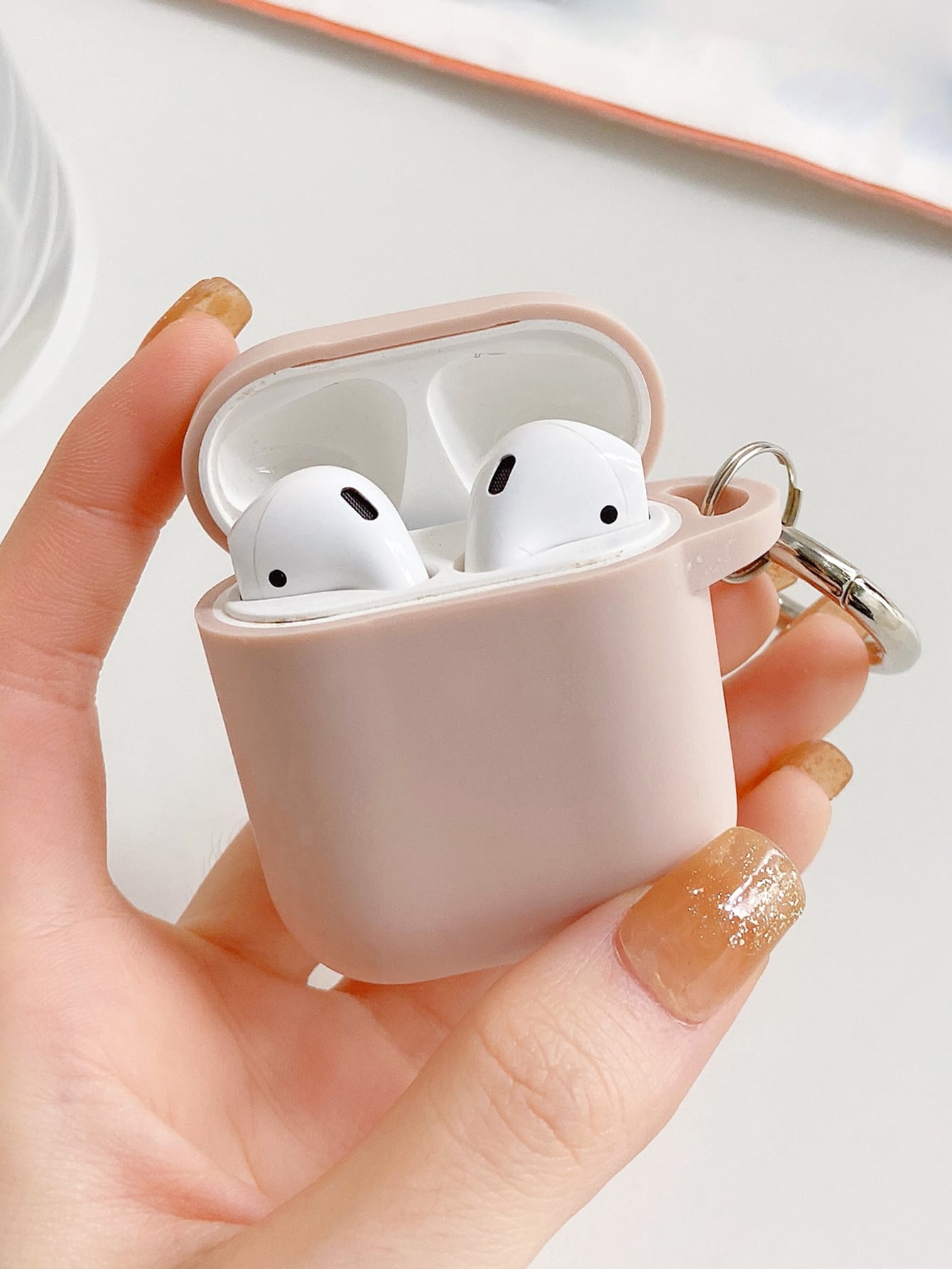 Plain Silicone Case Compatible With Airpods For AirPods1/2 AirPods Pro