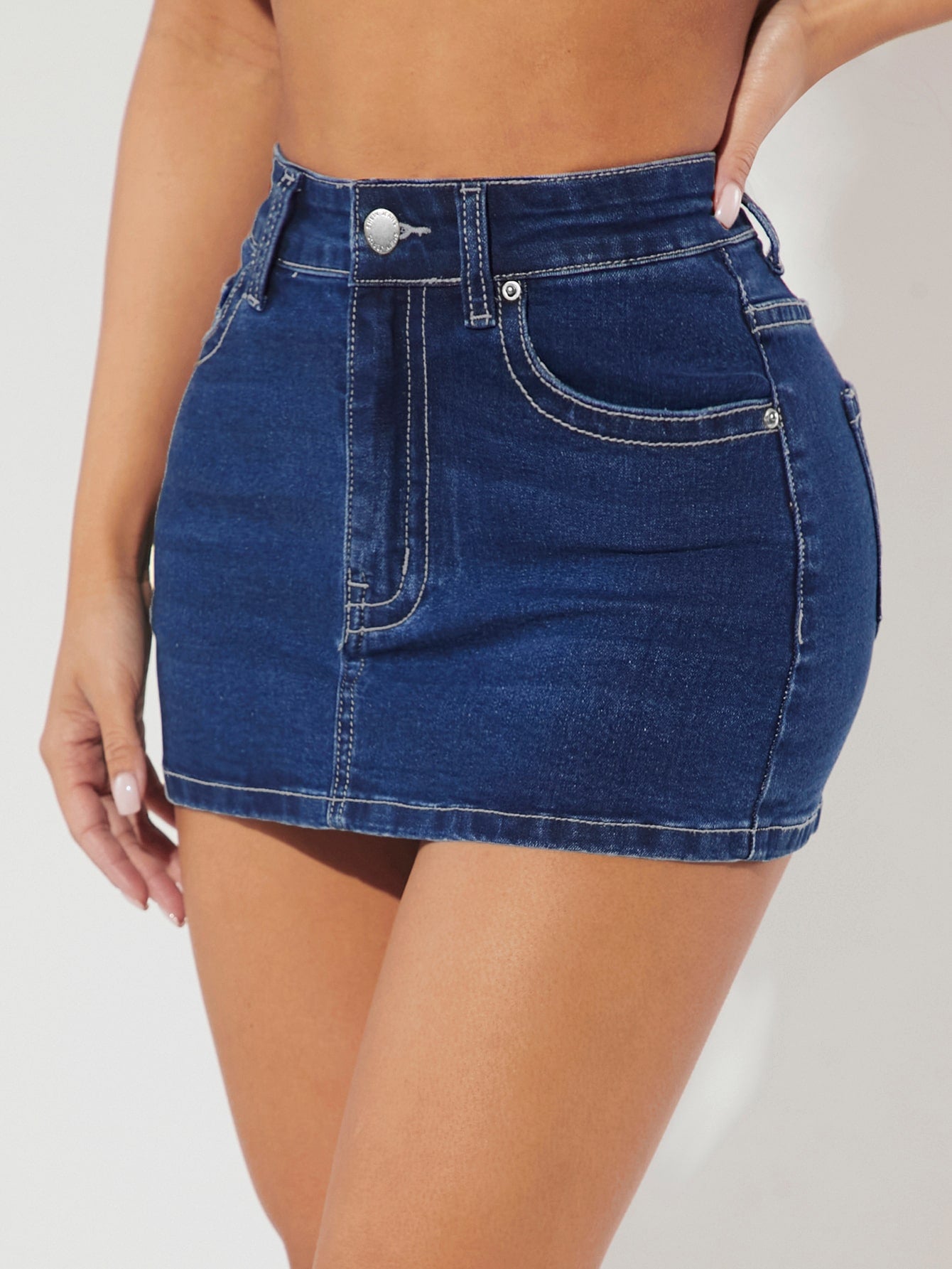 Bodycon Denim Skirt