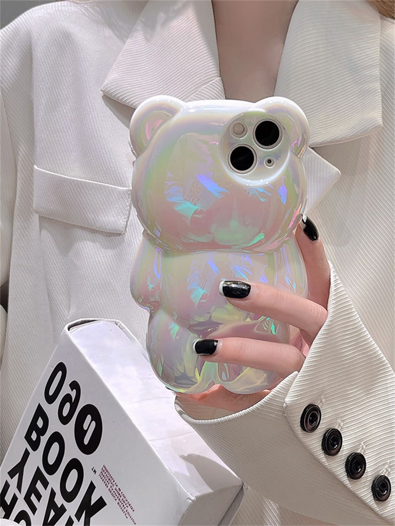 Cartoon Bear Design Anti-Fall Phone Case Kawaii