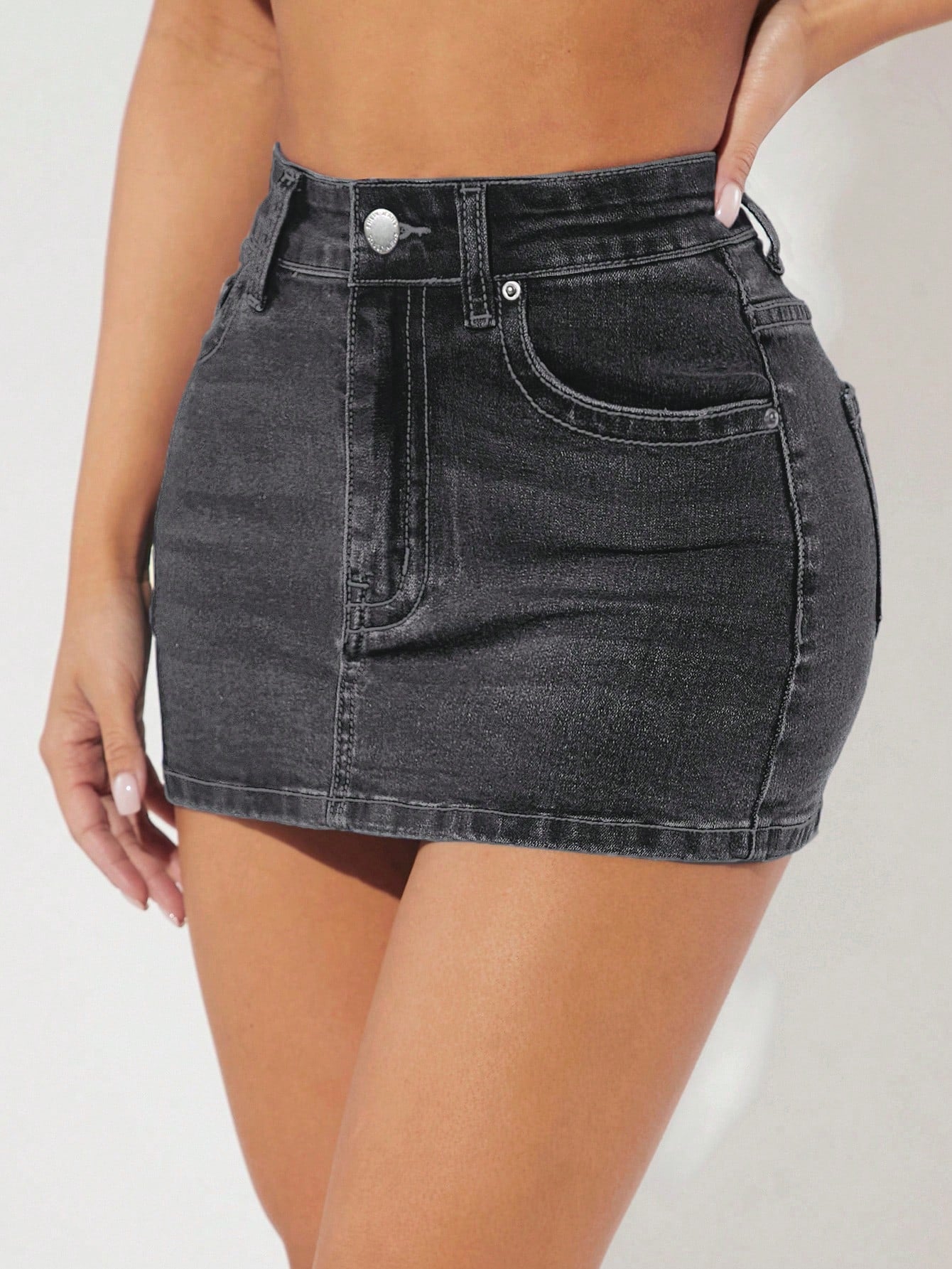 Bodycon Denim Skirt