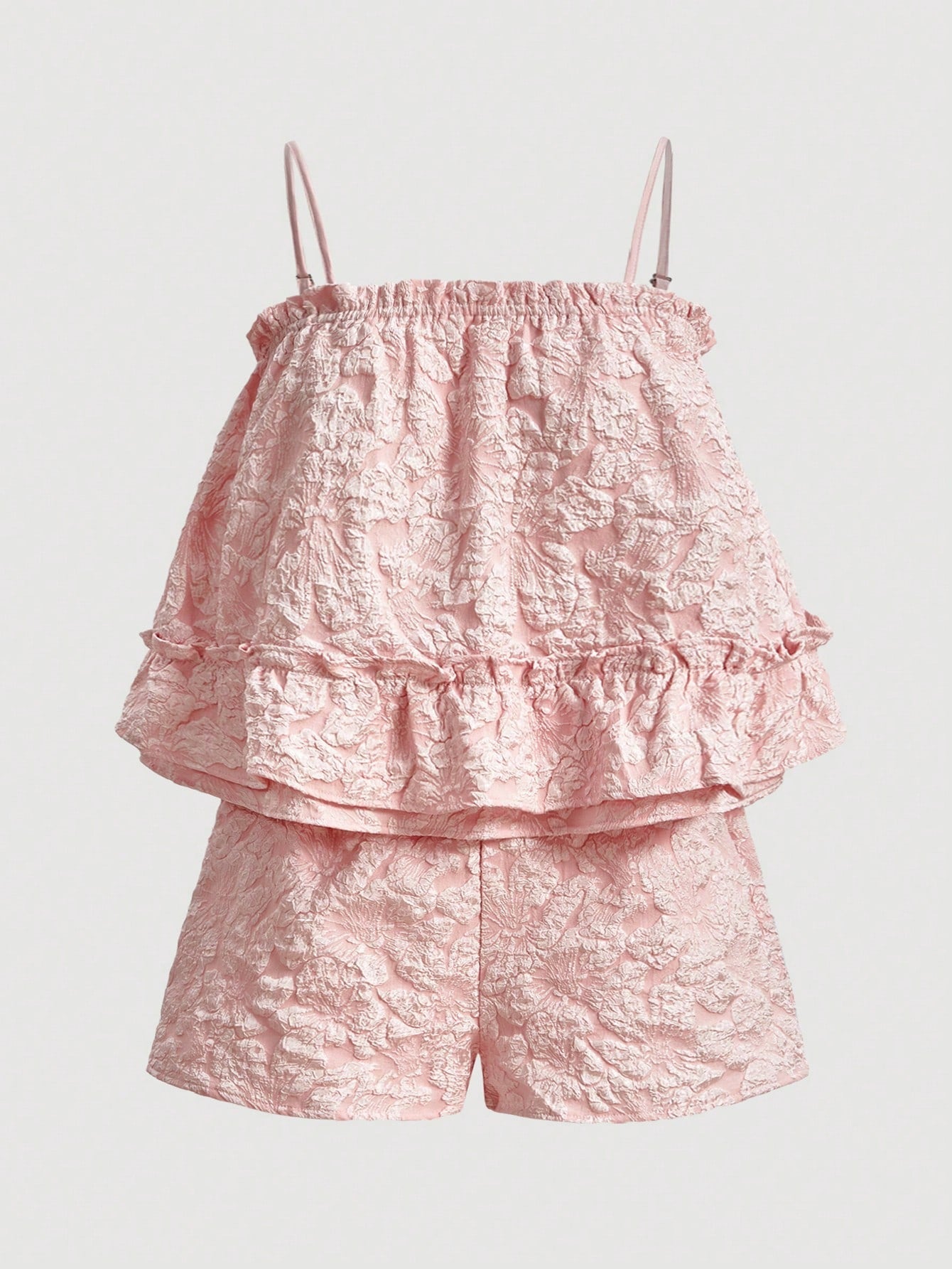 Frill Trim Cami Top & Shorts