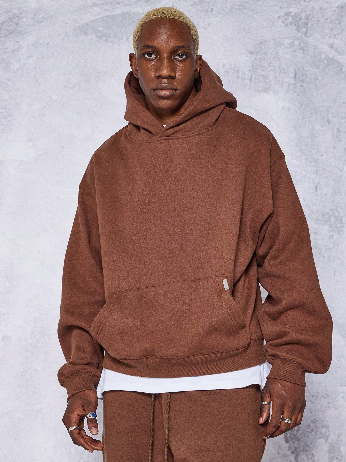 Regular Fit Essential Premium Heavyweight Overhead Hoodie In 340 Gsm College Ready
