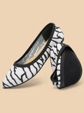 Women Comfort Flats Round Toe Ballet Flats Slip On Walking Flat Shoes