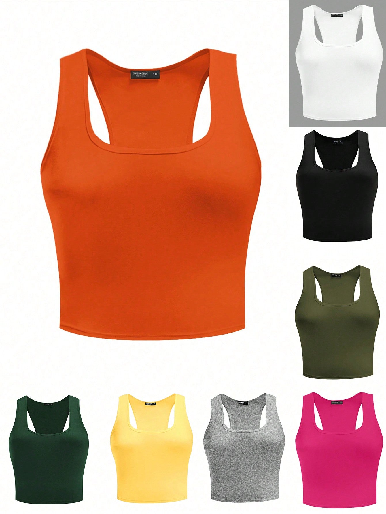 Plus Solid Tank Top