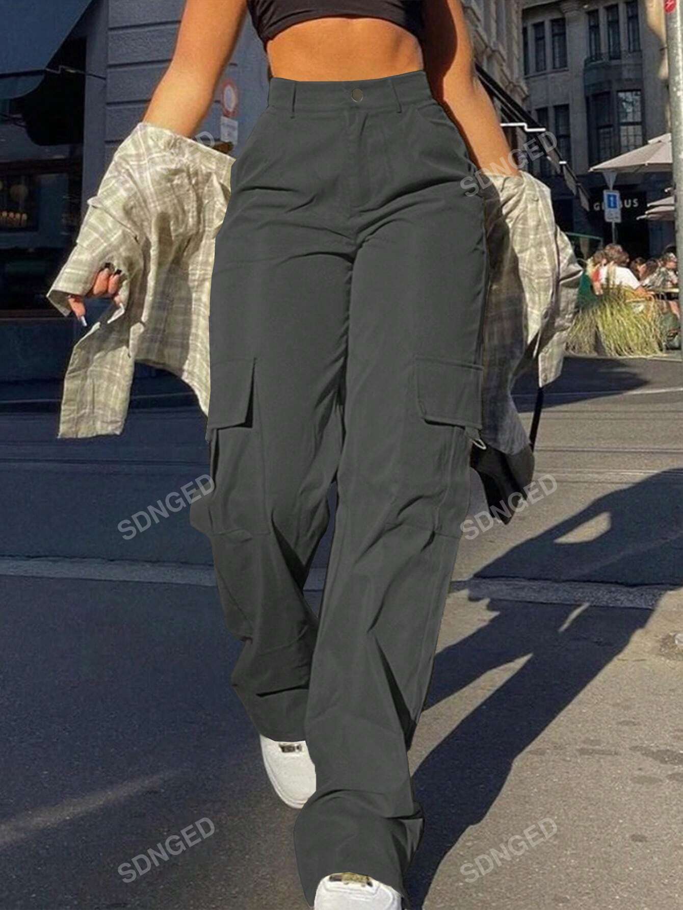 Pocketed Cargo Pants