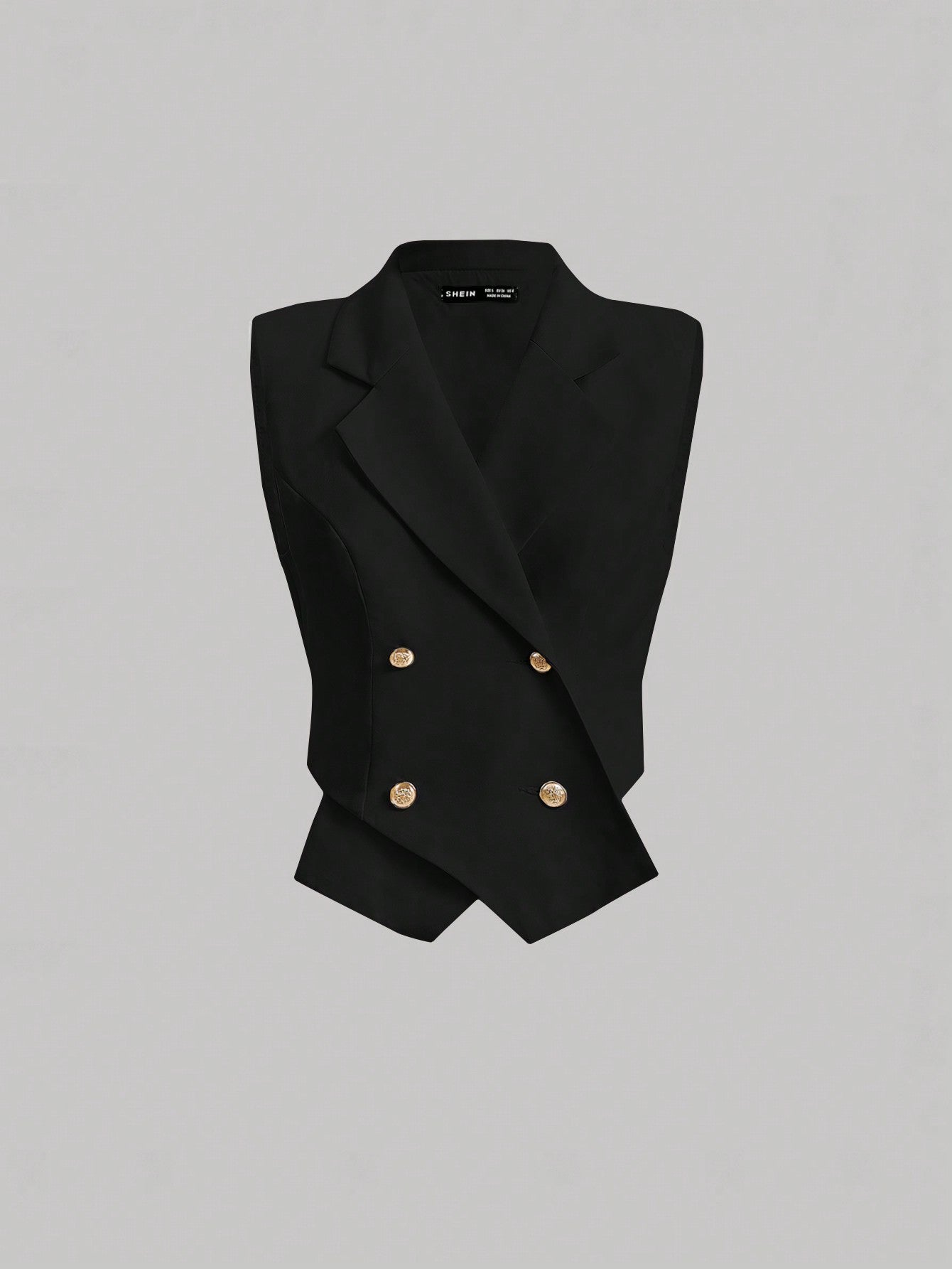 Double Breasted Vest Blazer