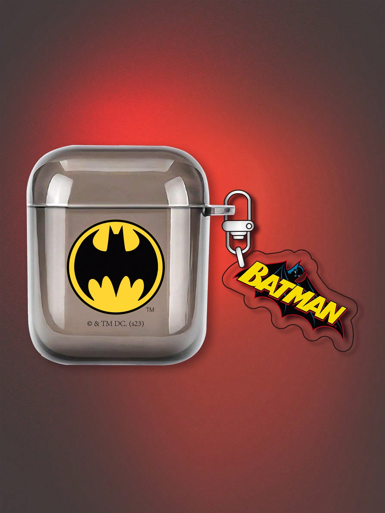 Batman X 1pc Personalized Black Cartoon Graphic Earphone Cover