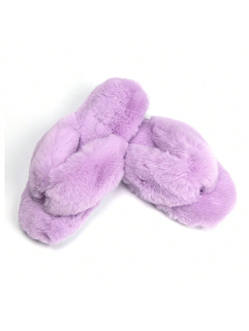 Pupeez Women Indoor Cute Plush With Contrast Trimming House Slipper
