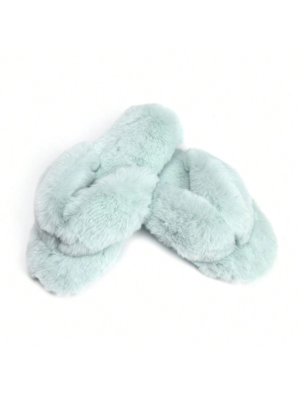 Pupeez Women Indoor Cute Plush With Contrast Trimming House Slipper