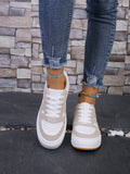 Flat Sole Teenagers' Casual Anti-Slip Fashion Sneakers With Lace