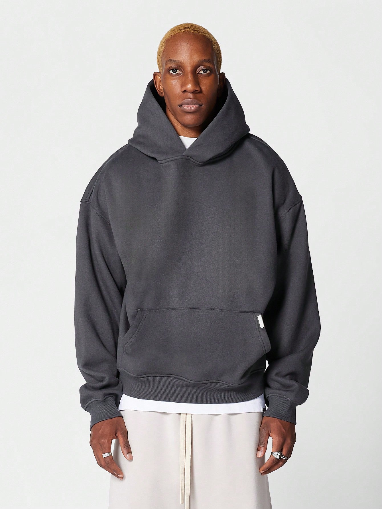 Regular Fit Essential Premium Heavyweight Overhead Hoodie In 340 Gsm College Ready