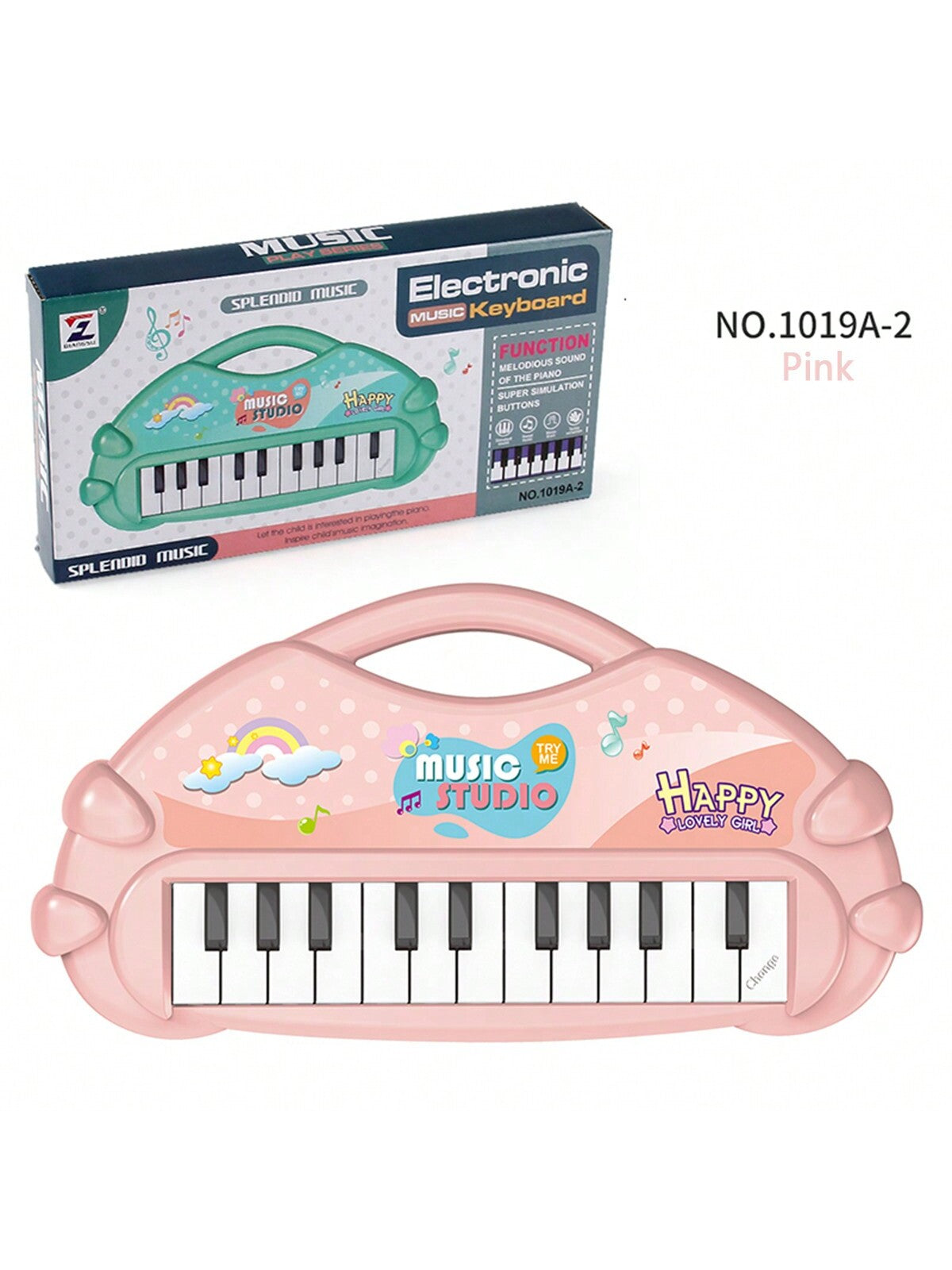 1pc Children's Educational Electronic Piano Toy, 13-Key Simulated Piano Instrument, Portable Cartoon Kids' Music Piano Suitable For Early Education, Gifts For Boys And Girls