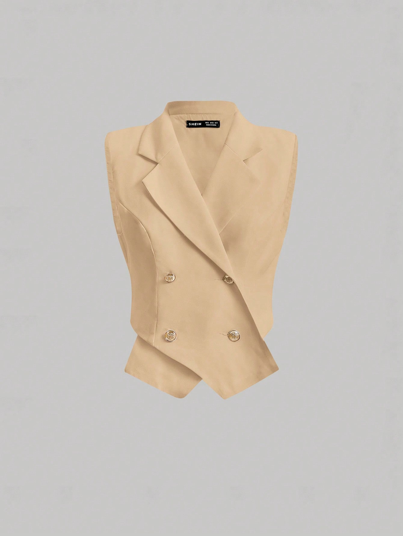 Double Breasted Vest Blazer