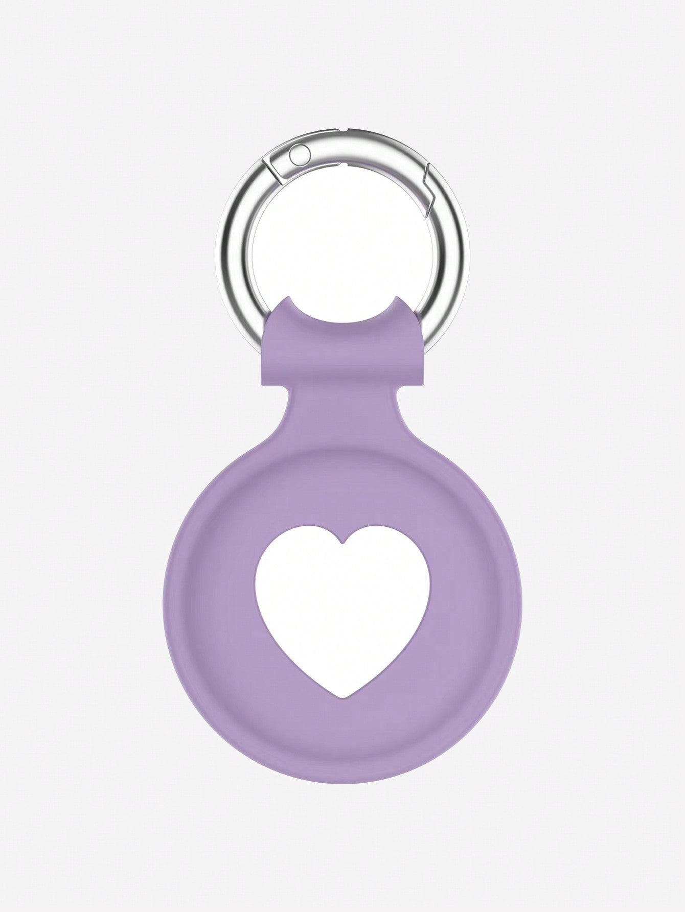 Heart Shaped Silicone Protective Case Compatible With Apple Airtag Anti-Loss Tracker (Airtag Not Included)