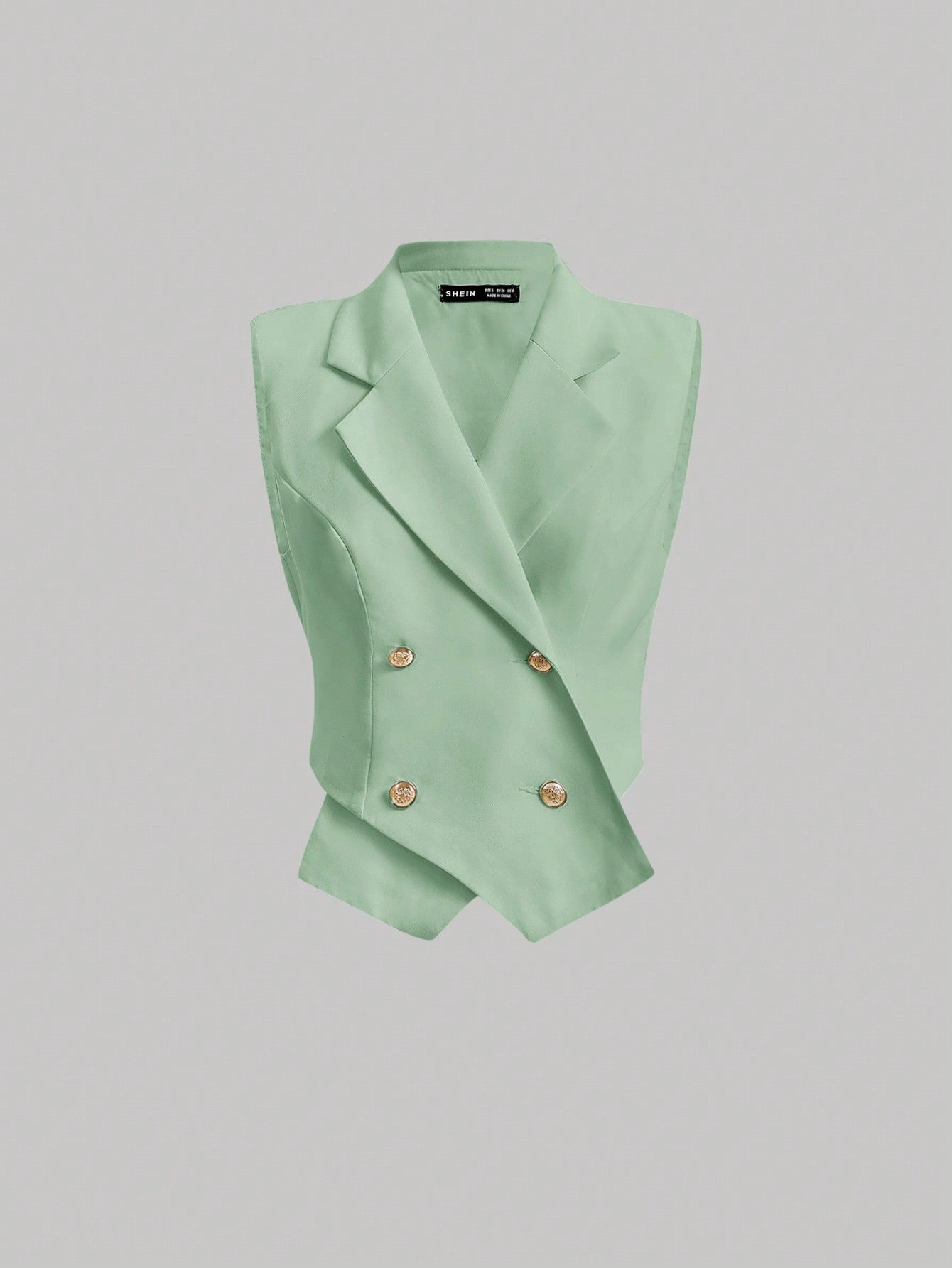 Double Breasted Vest Blazer