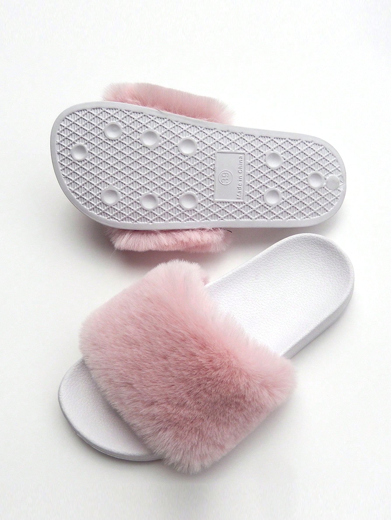 Autumn And Winter Plush High-End Fur Slippers For Women, Fashionable And Versatile Flat-Soled Trendy Soft-Soled Flip-Flops For Indoor And Outdoor Wear