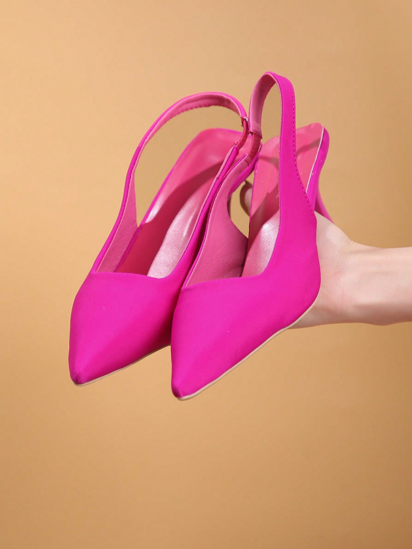 High-End Old-Money Style Thin High-Heeled Closed Toe Sandals For Women, Spring & Summer Trendy French Pointed High Heels
