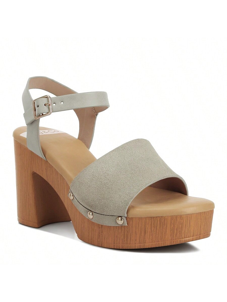 Daniela Suede High Block Sandals