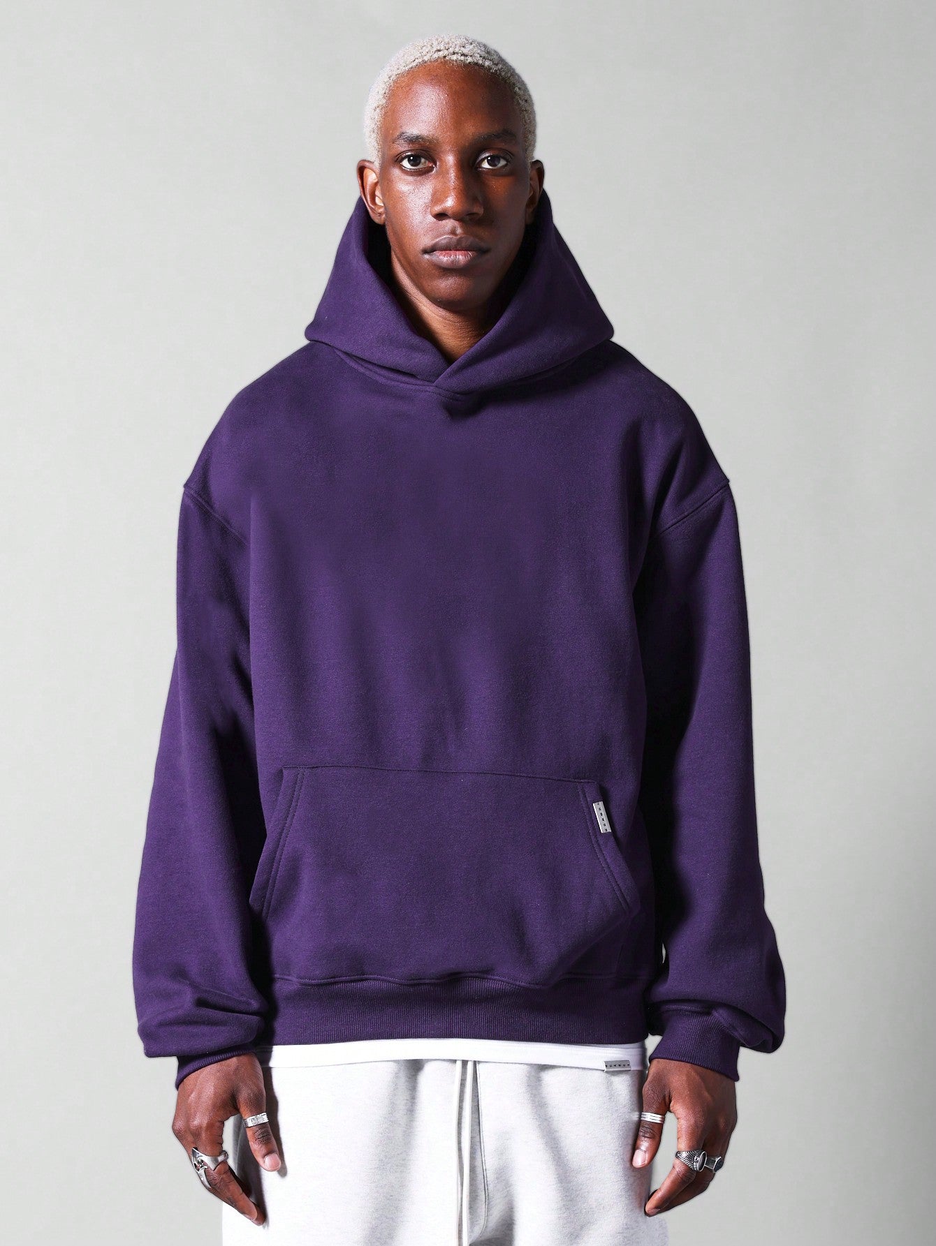 Regular Fit Essential Premium Heavyweight Overhead Hoodie In 340 Gsm College Ready