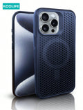 Koolife 1pc Heat Dissipating Magnetic Adsorption Skin TPU+PC Phone Case Compatible With Apple IPhone 12/12Pro/12ProMax/13/13Pro/13ProMax/14/14Plus/14Pro/14ProMax/15/15Pro/15ProMax/15Plus