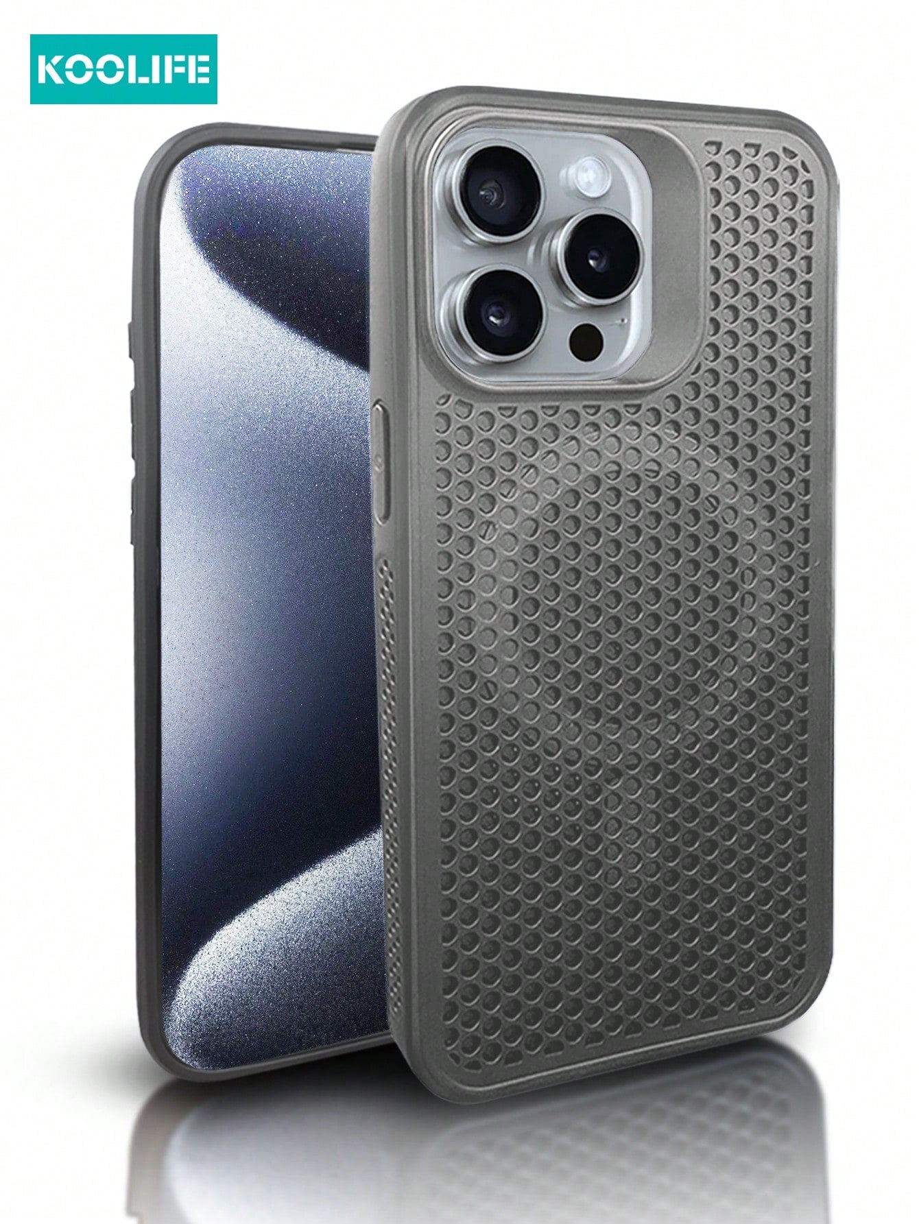 Koolife 1Pc Magnetic Adsorption Heat Dissipation TPU+PC Phone Case Compatible With Apple IPhone 12/12Pro/12ProMax/13/13Pro/13ProMax/14/14Plus/14Pro/14ProMax/15/15Pro/15ProMax/15Plus With Skin-Like Feel