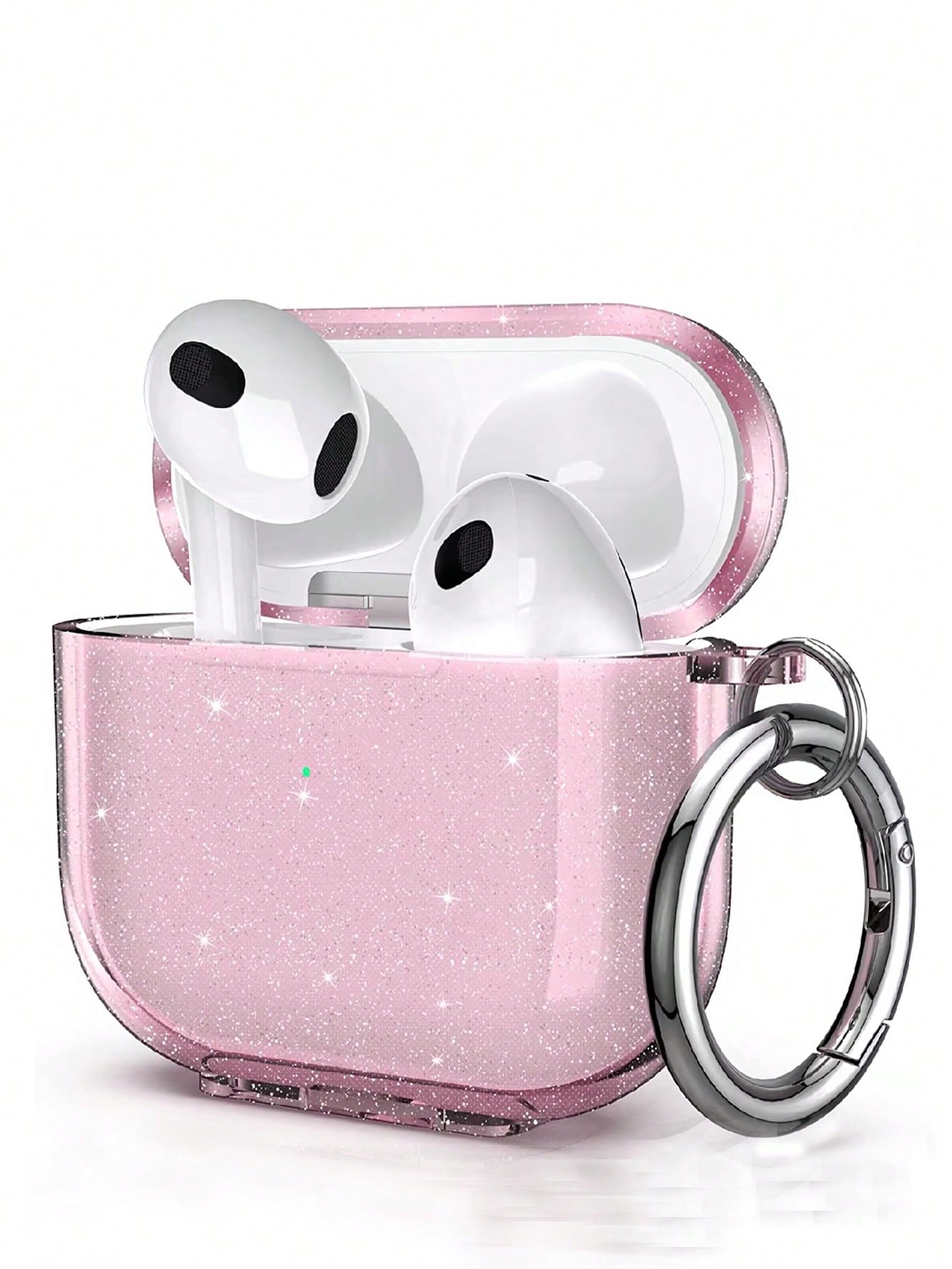 Glitter Clear Case Compatible With AirPods, Airpods Not Included For AirPods1/2 AirPods Pro