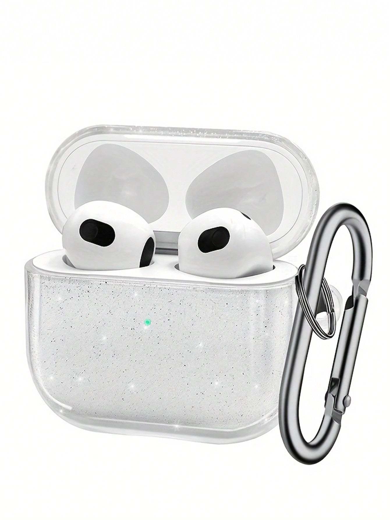 Glitter Clear Case Compatible With AirPods, Airpods Not Included For AirPods1/2 AirPods Pro