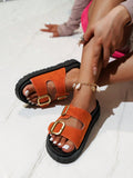 Women's Daily Casual Fashion Soft Sole Comfortable Suede Platform Sandals