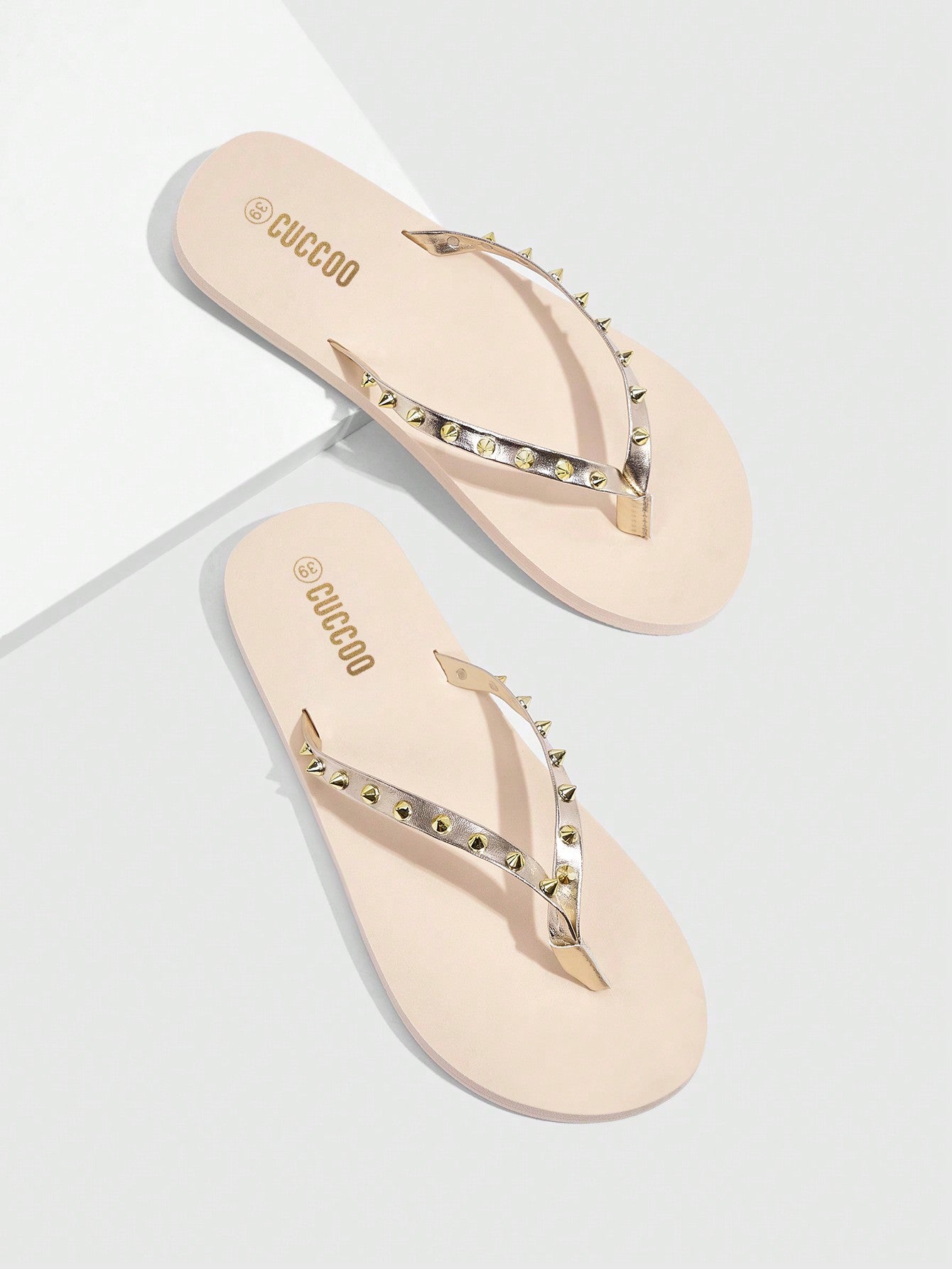 Cuccoo Solid Color Slip-Resistant Women Summer Flip Flops