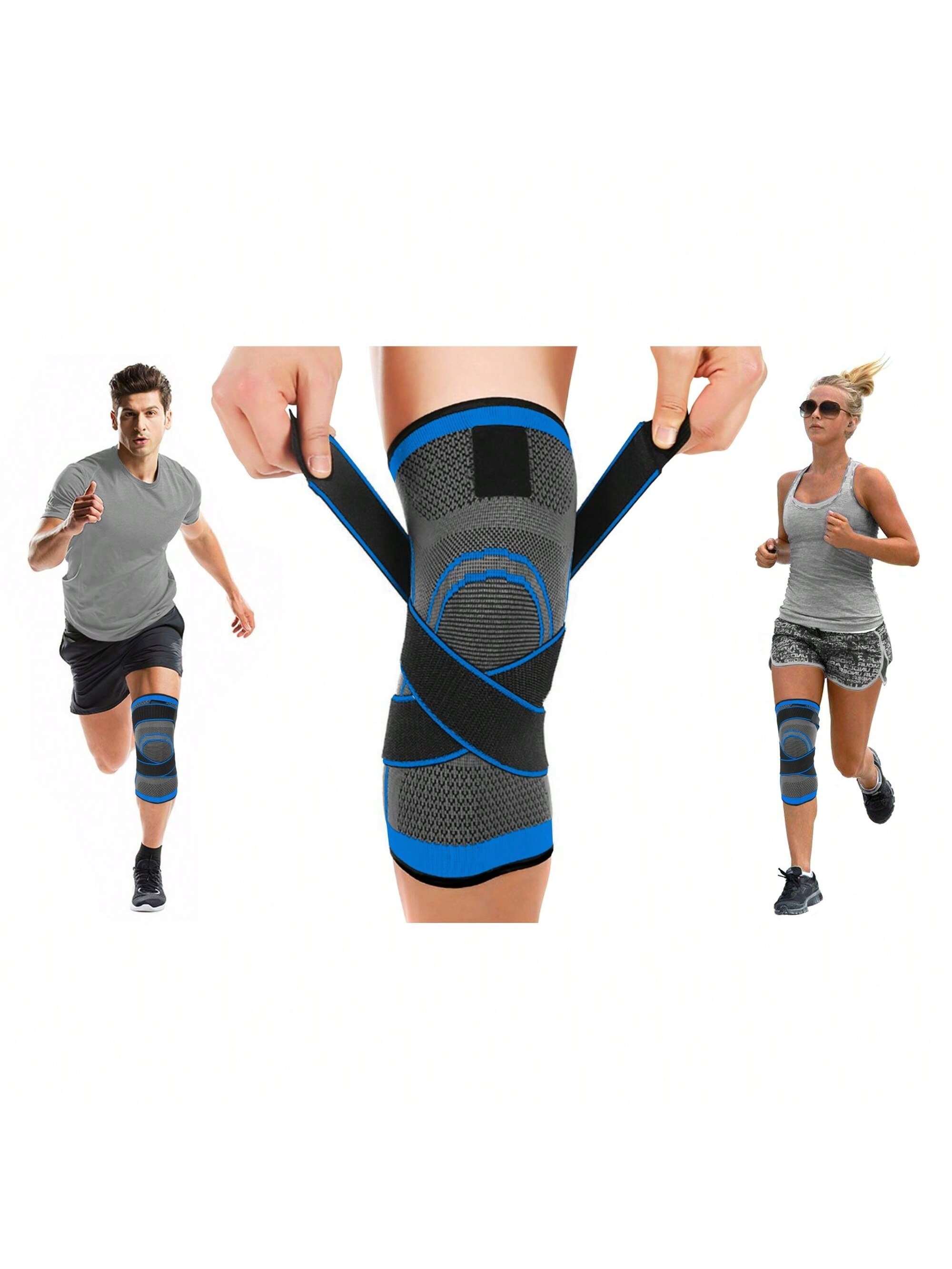 Compression Knee Sleeve With Adjustable Straps