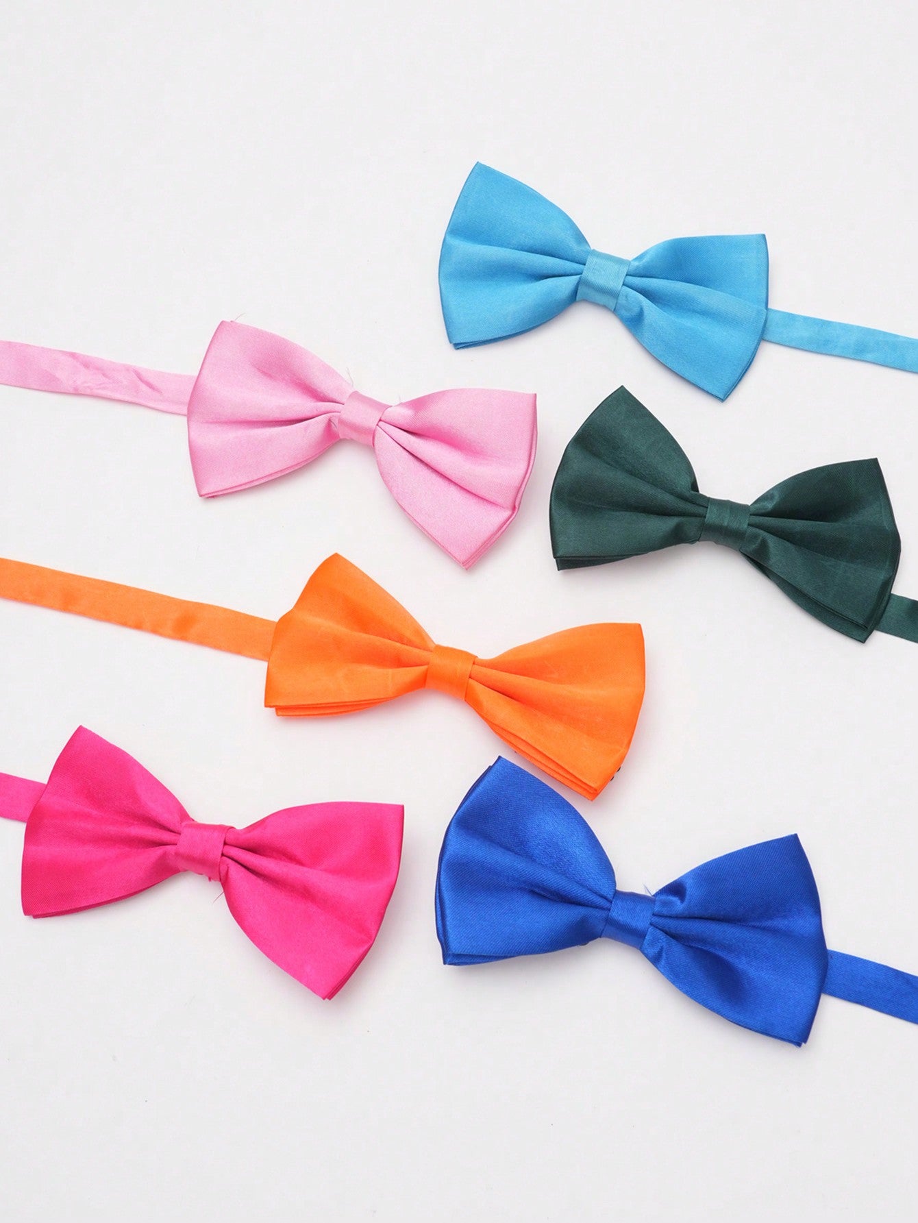 1pc Solid Color Kids' Bow Tie, Fashion Double-Layered Candy-Colored Bow Tie For Boys And Girls, Suitable For Student Performance Costume Accessories