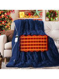 Heated Weighted Blanket For Adults Electric Blanket Twin Size(50in X 60in, 13 Lbs)Sherpa Fleece Soft Warm Weighted Blanket For Sleep & Relax Heated Blanket Throw With 10 Heating Levels & 1-8 Hours Auto Off Heated Blanket Electric Heated Blanket Throw Twin