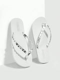 Solid Color Slip-Resistant Women Summer Flip Flops Halloween
