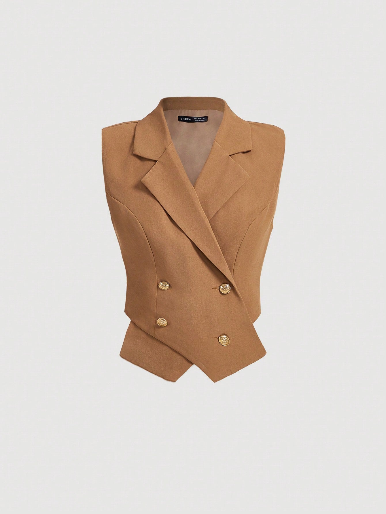 Double Breasted Vest Blazer