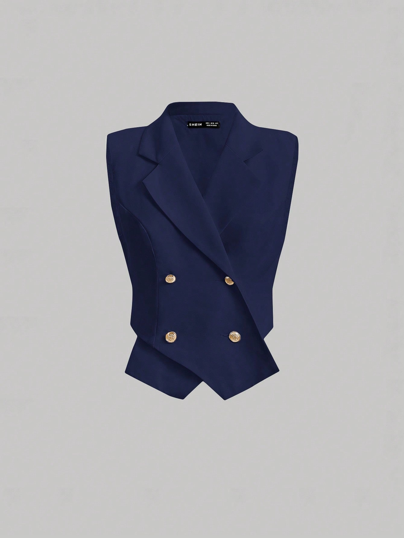 Double Breasted Vest Blazer