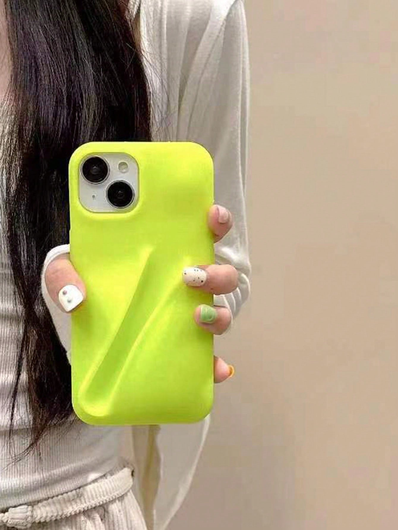 Pink New Creative Lipstick Lip Gloss Phone Case, Compatible With Apple XS/XR/XSMAX/11/12/13/14/15pro/Promax, Silicon Full Cover Anti-Shock Phone Case For Protection