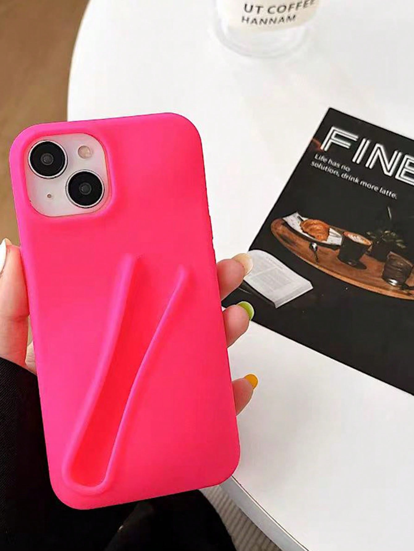 New Personality Lip Balm Lip Gloss Phone Case Compatible With Apple XS/XR/XS Max/11/12/13/14/15 Pro/Promax, Creative Silicone Full Protection Anti-Fall Mobile Phone Case