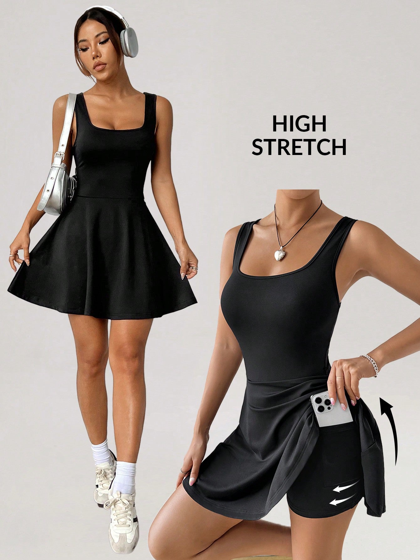Blue Knitted Sleeveless Bodycon Jumpsuit