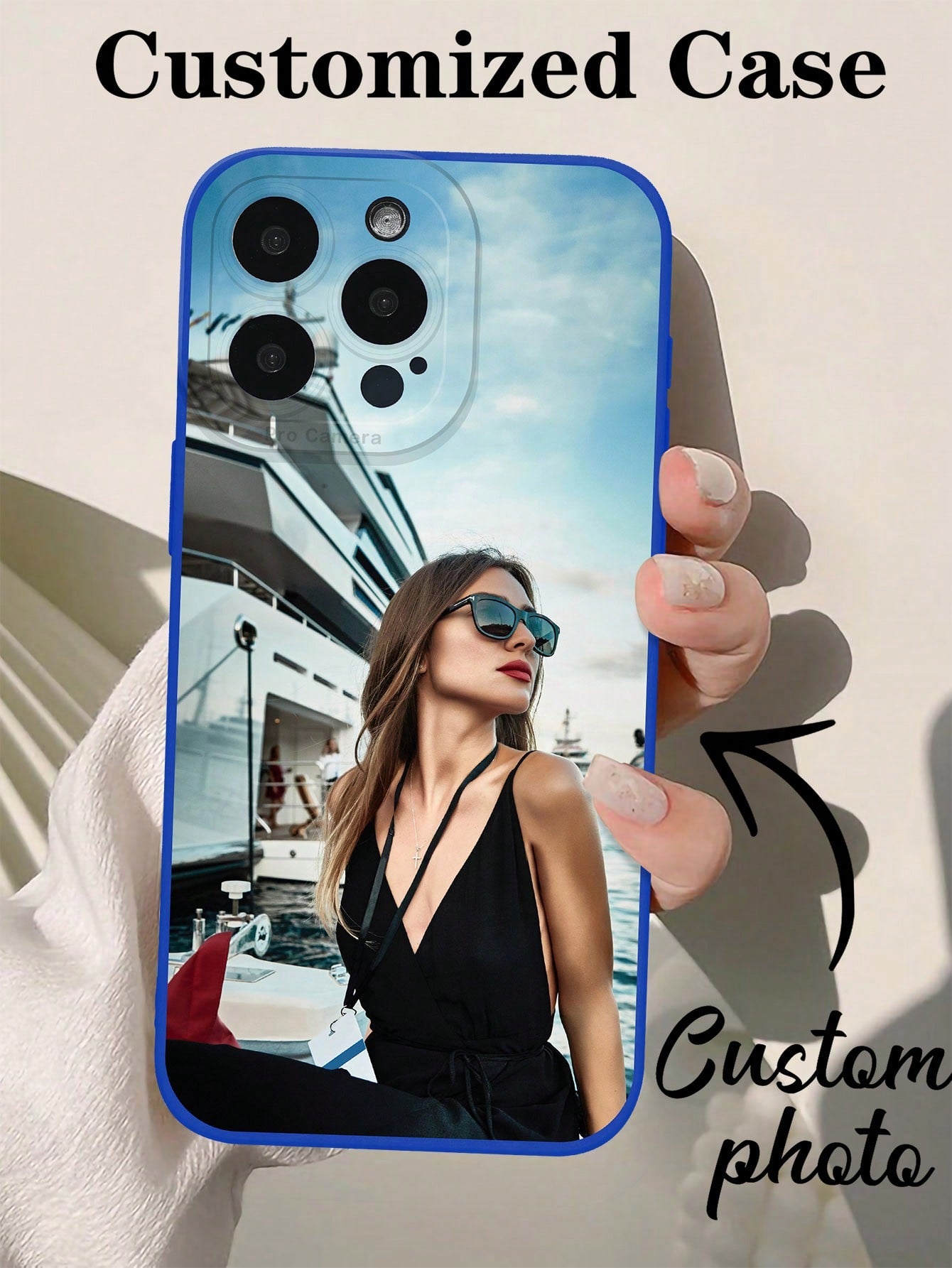 Customizable Unisex Black Full Wrap Personalized Life Photo Soft Phone Case, Compatible With IPhone 11/12/13/14/15, Fashionable