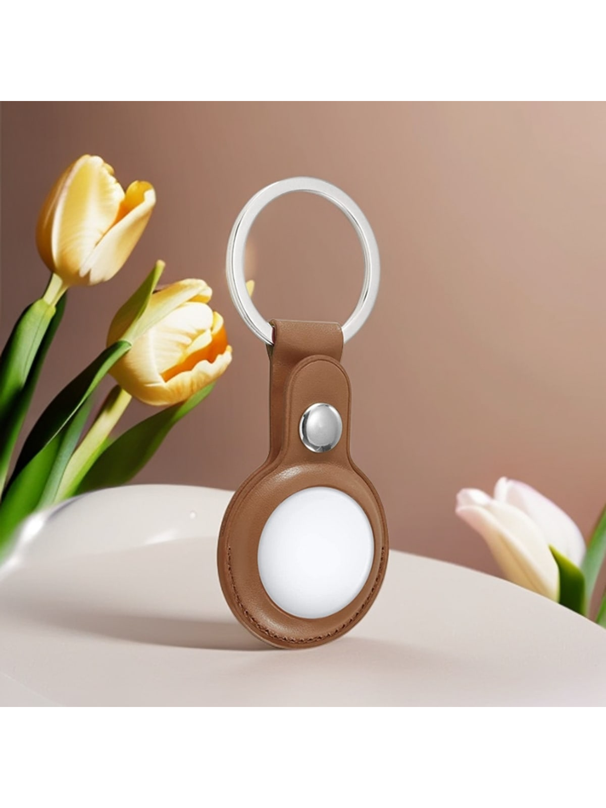 PU Leather Protective Cover For Apple AirTag Finder