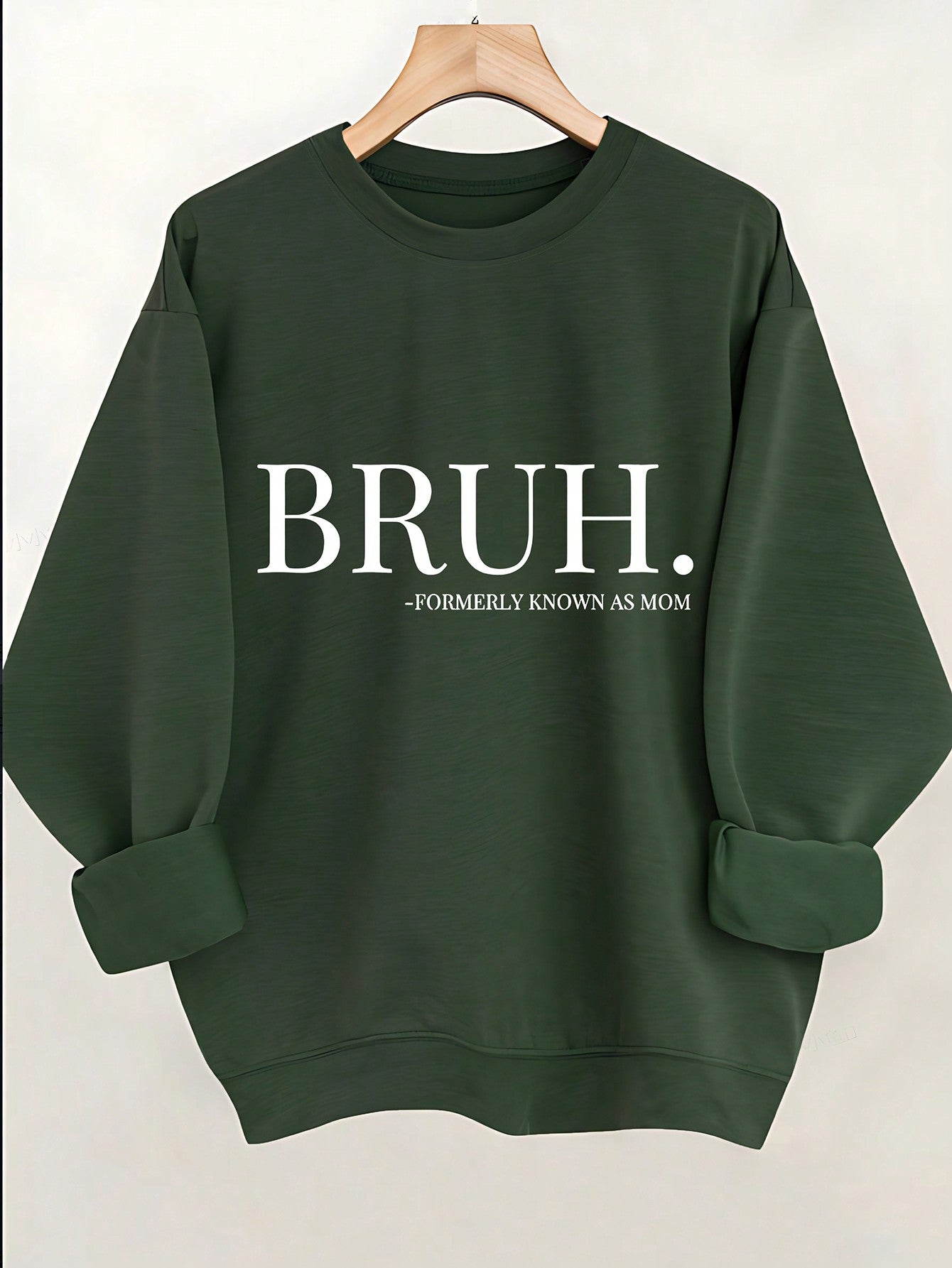 Casual Graphic Print Sweatshirt, Spring/Autumn