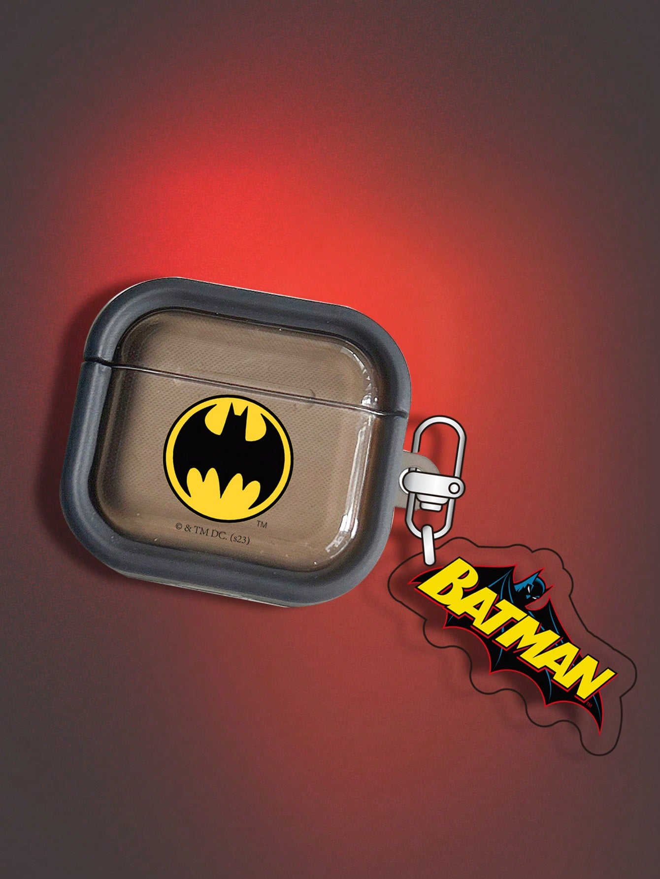 Batman X 1pc Personalized Black Cartoon Graphic Earphone Cover