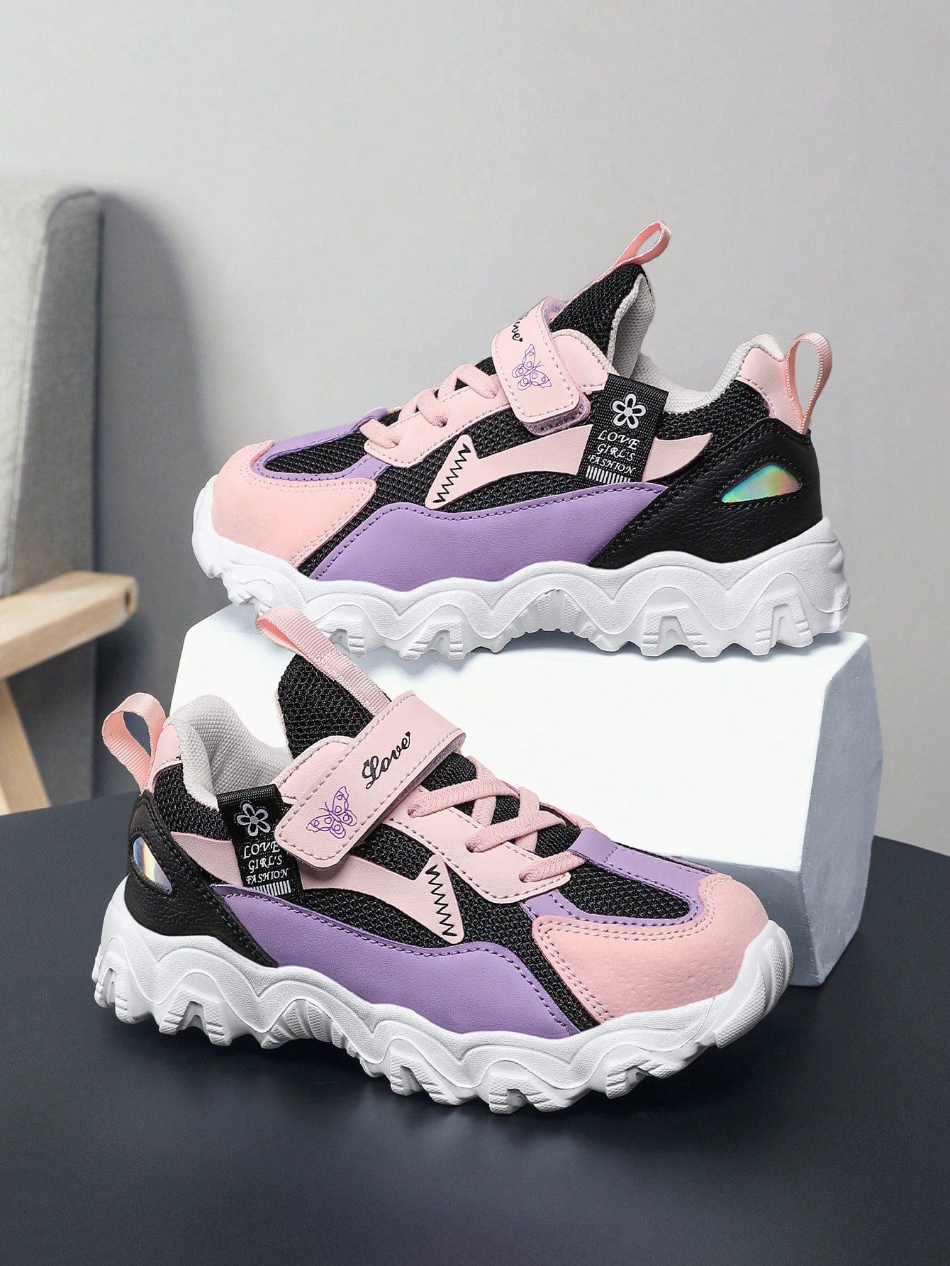 Teenagers' Lightweight &amp; Versatile Chunky Sneakers, Sports Shoes For Autumn Winter