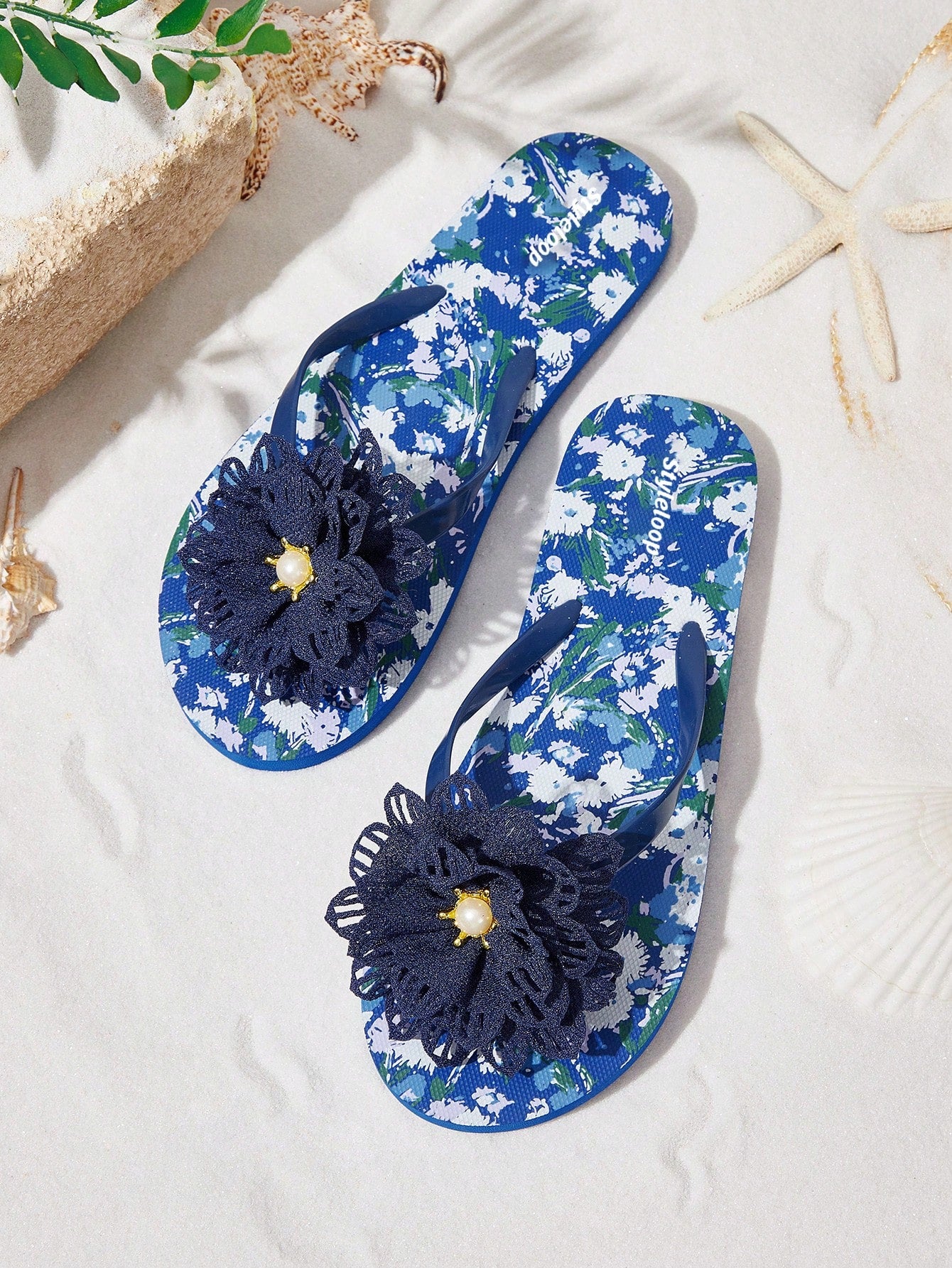 Styleloop Women's Flip Flops Vacation Shoes Summer Sale  Boho Feels Vintage Cottagecore Frenchy Shoes Halloween